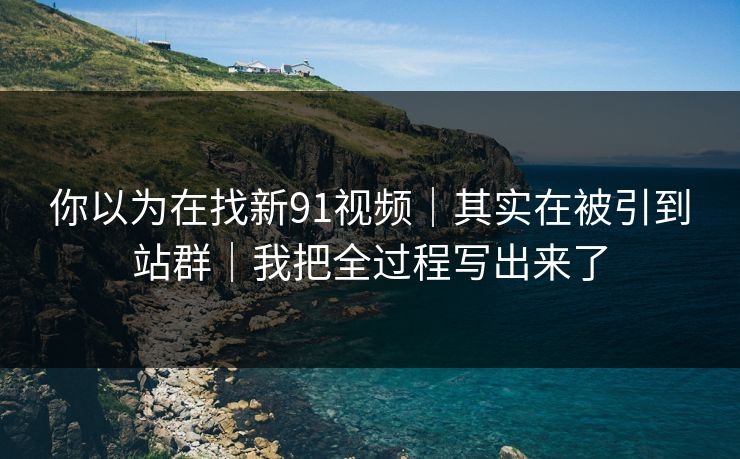 你以为在找新91视频|其实在被引到站群|我把全过程写出来了 你以为在找新91视频|其实在被引到站群|我把全过程写出来了